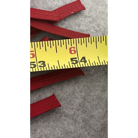 Hong Ni Red Maxi Midi Dress Sequins Asymmetrical Valentine Party Gala Glam SZ XL - Picture 8 of 10